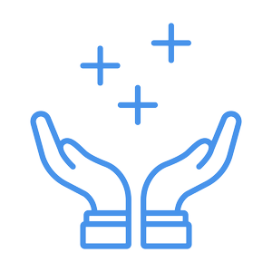 Icon representing collaborative project development