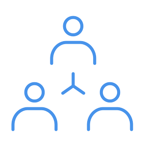 Icon representing cross-sector partnerships