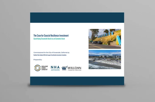 Cover of the Oceanside Beach economic asset report