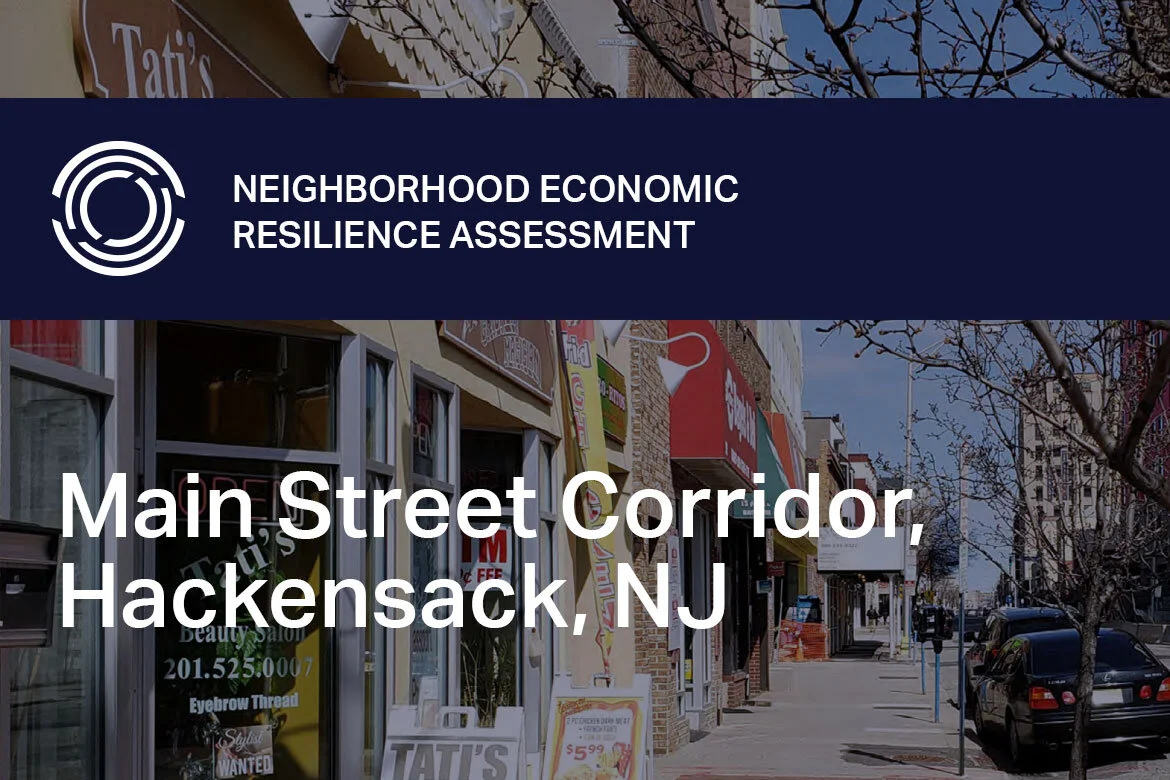 Cover of the Hackensack Main Street resilience assessment