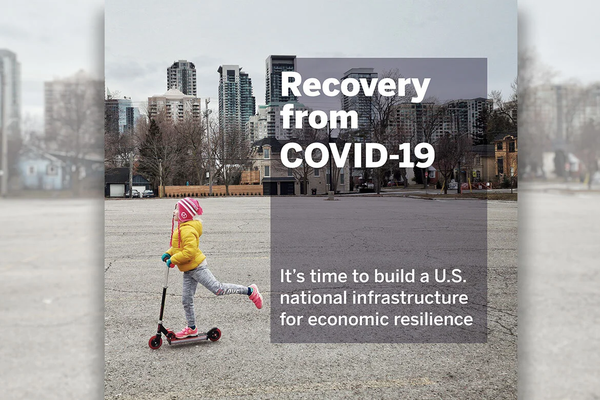 Cover of the national infrastructure for economic resilience publication