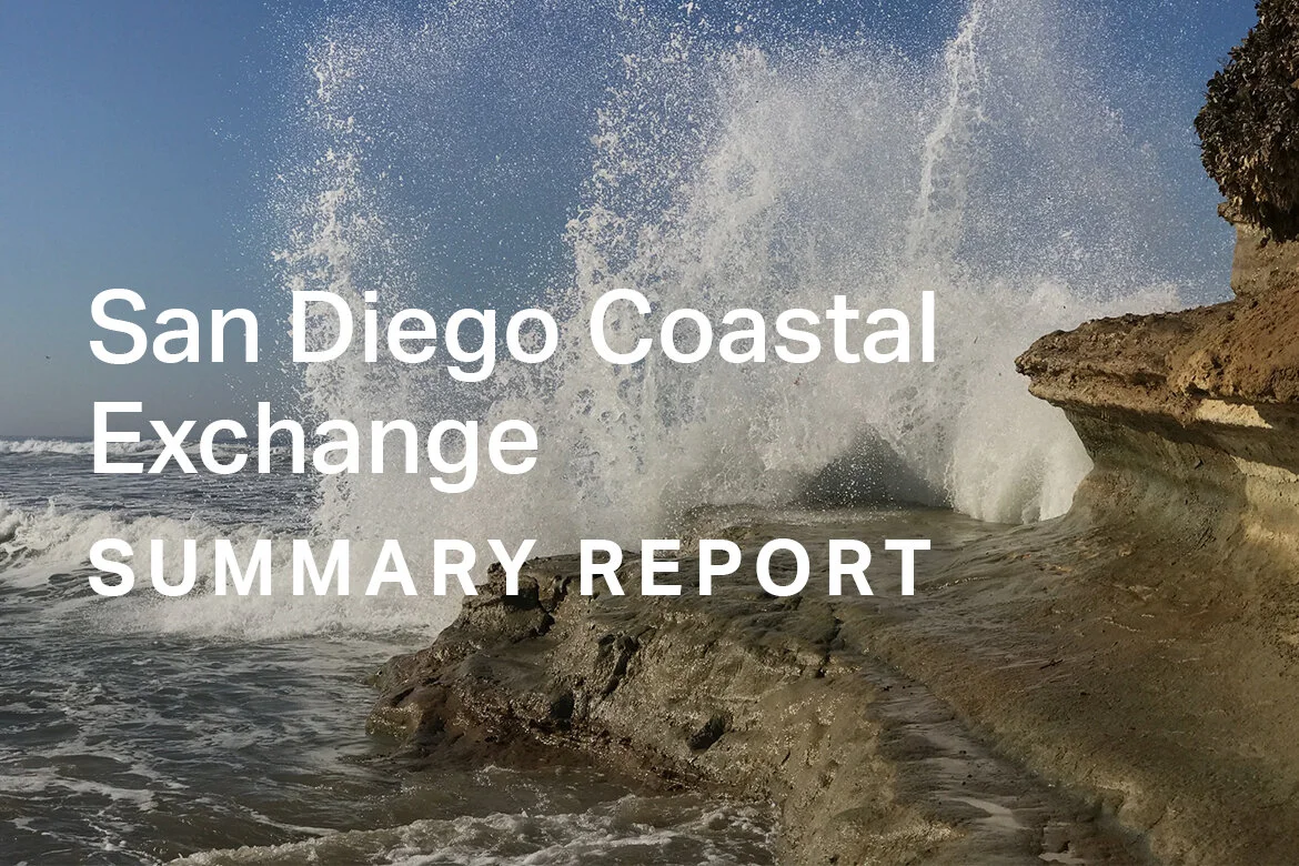 Cover of the San Diego Coastal Exchange report